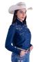 Imagem de Camisa Feminina Manga Longa Texas Farm - Intent - Caf124 - Azul Marinho