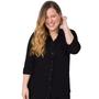 Imagem de Camisa Feminina Plus Size de Sarja Lunender 67278