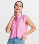 Imagem de Camisa Feminina Regata Cropped Select Rosa