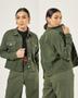 Imagem de Camisa Feminina Verde Militar - Dicollani DC 10552C1