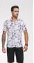 Imagem de Camisa Fit Social Sports Esportiva Casual Estampada Manga Curta  Mx72 Viscose Masculino Adulto Ref 21539