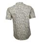 Imagem de Camisa Floral Masculina Ramos Verde Claro