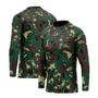 Imagem de Camisa Gola Careca Hunter Proteção Solar UV Camuflada - Mar Negro P