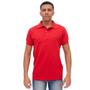 Imagem de Camisa Gola Polo Basica Masculina Manga Piquet Algodao Poliester Lisa Premium Com Botao Dia a Dia