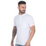 Imagem de Camisa Gola Polo Masculina Algodão C/ Bolso Manga Curta Lisa