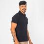 Imagem de Camisa Gola Polo Masculina Piquet Com Bordado Lisa Casual