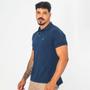 Imagem de Camisa Gola Polo Masculina Piquet Com Elastano Mini Logo