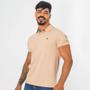 Imagem de Camisa Gola Polo Masculina Piquet Com Elastano Premium Bege