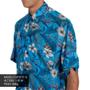 Imagem de Camisa Hurley Flower Azul/Vermelho