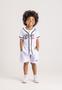 Imagem de Camisa Infantil de Baseball Prison NYC 00 White