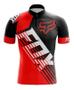 Imagem de Camisa Infantil Fox Vermelha Bike Confortável Dry Fit Fitness Mtb