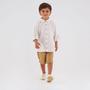 Imagem de Camisa Infantil Menino em Tricoline Listrado Up Baby