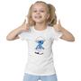 Imagem de Camisa Infantil Personagem Smurf Azul Desenho Cat Jogo Video