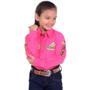 Imagem de Camisa Infantil Radade Bordada Country Juvenil Rodeio Rosa