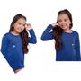 Imagem de Camisa Infantil Térmica Uv50+ Proteção Solar Menina 