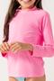 Imagem de Camisa Infantil UV rosa fluor