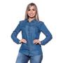 Imagem de Camisa Jeans Feminina Mosaico 15.24.0042