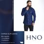 Imagem de Camisa Jeans HNO Premium Slim 2 Bolsos Azul Marinho