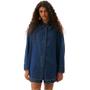 Imagem de Camisa Jeans Lança Perfume Oversized AV24 Azul Feminino