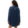 Imagem de Camisa Jeans Lança Perfume Oversized AV24 Azul Feminino