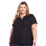 Imagem de Camisa Jeans Liocel Feminina Plus Size