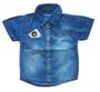 Imagem de camisa jeans masculina infantil Tam 4