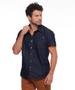 Imagem de Camisa Jeans Masculina Manga Curta P ao GG - Razon - 0061