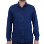 Imagem de Camisa Jeans Masculina Recuzza Azul Escuro - 10652