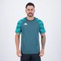 Imagem de Camisa Kappa Raglany Verde Escuro