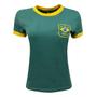 Imagem de Camisa Liga Retrô Brasil Verde Feminina
