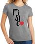 Imagem de Camisa love fisica camiseta curso faculdade universitaria