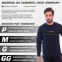 Imagem de Camisa Manga Longa Blusa Masculina Frio Algodão Confortavel