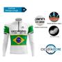 Imagem de Camisa Manga longa Ciclismo Mountain Bike Cannondale Brasil Com Bolsos Proteção Solar UV50