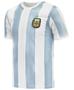 Imagem de Camisa masculina argentina campeão mundial 1986 100% algodão