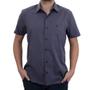 Imagem de Camisa Masculina Docthos MC Comfort Tricoline Grafite - 119069