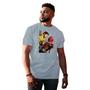 Imagem de Camisa masculina gola algodão  Deadpool Wolverine Fight