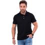 Imagem de Camisa Masculina Gola Polo Basica Lisa Slim Uniforme Cores