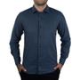 Imagem de Camisa Masculina Highstil ML Plus Slim Fit Marinho - 012593