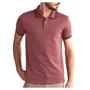 Imagem de Camisa Masculina Highstil Piquet Slim Marrom - HS5000