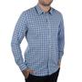 Imagem de Camisa Masculina Luiz Eugenio ML Xadrez Confort Azul - G4740