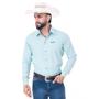 Imagem de Camisa Masculina Manga Longa Texas Farm - Cal437 - Verde Agua