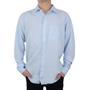 Imagem de Camisa Masculina Milani ML Comfort  Plus Size Azul - 357