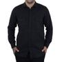 Imagem de Camisa Masculina Milani ML Flanela Slim Preta - 38424