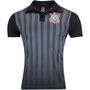 Imagem de Camisa masculina polo corinthians dark side preta