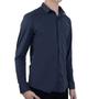 Imagem de Camisa Masculina Porto&Co ML Slim Fit Cinza - P1120