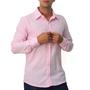 Imagem de Camisa masculina  Social manga Longa Luxo Slim 06 Cores Lindas