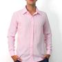 Imagem de Camisa masculina Social manga Longa  Slim executivo 06 Cores Lindas