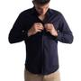 Imagem de Camisa Masculina Spirito Santo ML Flanela Marinho - 3685