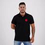 Imagem de Camisa Masculina Vasco Polo Piquê Preta