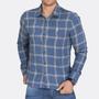 Imagem de Camisa Masculina Xadrez Flanelado Polo Wear Azul